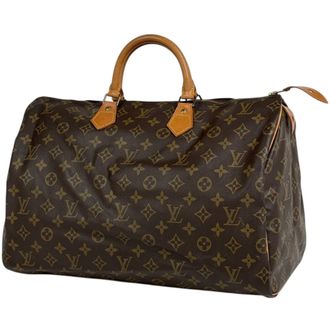 Louis Vuitton Monogram Brown Monogram Boston Bag (Pre-Owned)
