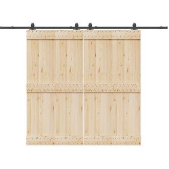 vidaXL Vidaxl - Kit De Herrajes Para Puertas Correderas Acero Negro 305 Cm