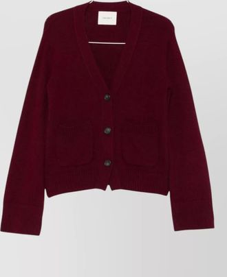 Lisa Yang cashmere ribbed v-neck cardigan