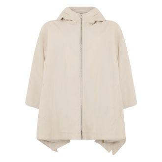 Moorer Albany Windbreaker - Dames - Jassen - Beige - Maat: XS Polyamide