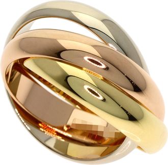 Cartier Trinity Yellow Gold (18K) Pink Gold (18K) White Gold (18K) Band Ring (Pre-Owned)