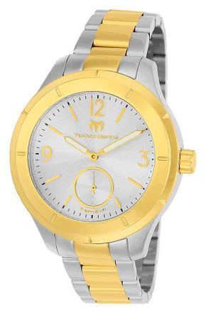 Technomarine MoonSun Silver Dial Two-tone Mens Watch 117028