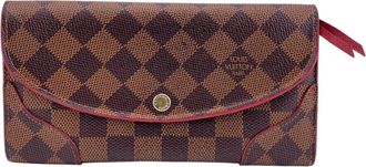 Louis Vuitton Damier Brown Damier Canvas Damier Canvas Long Wallet (Bi-Fold) (Pre-Owned)