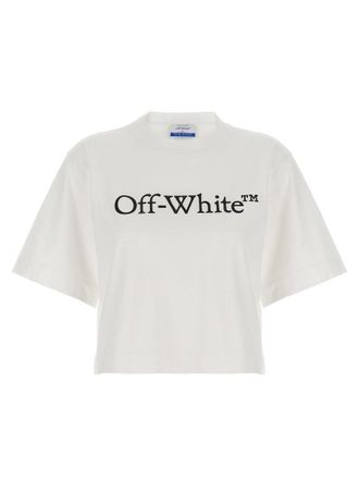 Off-white Crop Logo T-Shirt - White