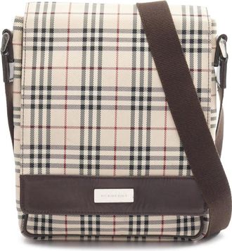 Burberry Pre-owned Burberry House Check Canvas Flap Crossbody Ladies G001QQMAP1X1JS2E