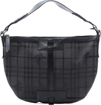 Burberry Pre-owned Burberry Haymarket Check Coated Canvas Hobo Ladies QLIYTRGW3H3W7JPL