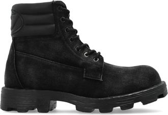 Diesel D-Hammer Lace UP Enkellaarsjes - Heren - Veterlaarzen - Zwart - 41 EU - Leer - Schoenen