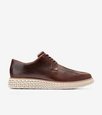 Cole Haan Mens &Oslash;riginal Grand 2.0 SkyWeave Oxford Shoes - Brown Size 10.5