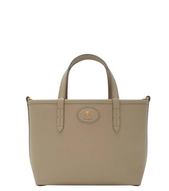 Burberry Taupe Bloomsbury Reversible Mini Tote