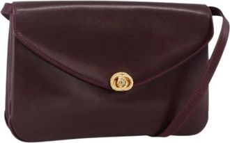 Bally Pre-owned Cross Body Bags, female, Red, Size: ONE SIZE Pre-owned Leather Shoulder Bag