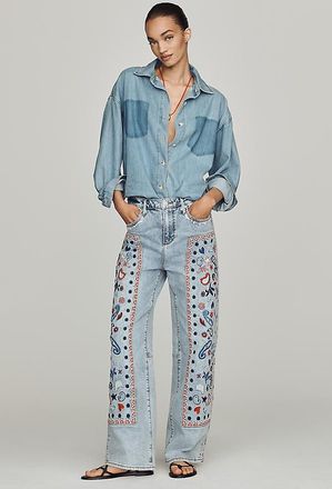 Free People Carpenter High-Rise Barrel Jeans