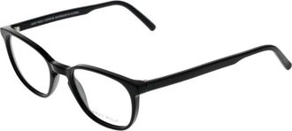 Andy Wolf Zwarte Unisex Optische Monturen Ronde Stijl - unisex - Brillen - Zwart - ONE Size - Wol - Accessoires