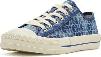 Guess Carey Womens Shoes Medium Blue Logo 420 : 6.5 M, Suede