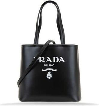 Prada Black Calfskin Tote Bag