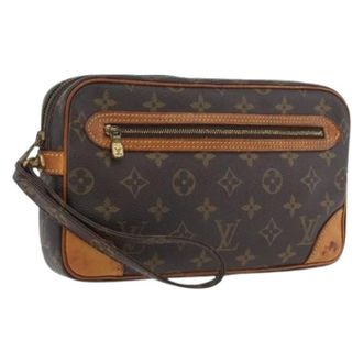 Louis Vuitton Clutch Monogram Vintage Pre-owned - - Pre-owned - Donna - Marrone - ONE SIZE