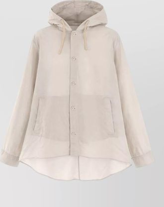 Our Legacy hooded jacket long sleeves drawstring pockets