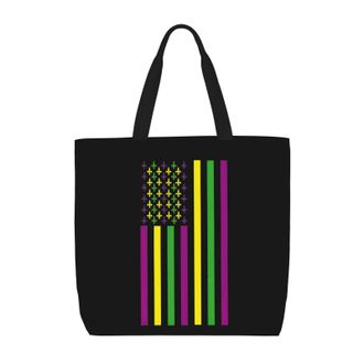 Generic Women Handbag Mardi Gras 2023 Women Beach Bag Casual Retro Ladies Purse, For Work, Wedding, School, Gym, Graduation