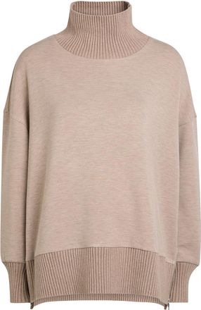 Varley Barker Stretch-jersey Sweatshirt - Taupe - Xxs (UK4 / Xxs)