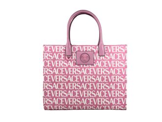 Versace Versace Medusa Large Canvas Large Tote Bag Baby Womens Pink