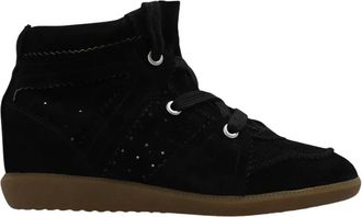 Isabel Marant Schoenen, Dames, Zwart, 37 EU, Leer, Bobby Sneakers