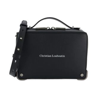 Christian Louboutin Kleine Tactische Leren Handtas - Dames - Tassen - Zwart - Maat: ONE Size Leer