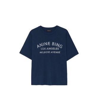 Anine Bing Cade Melrose Stencil T-shirt