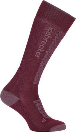 Icebreaker Merino Ski+ Medium OTC Skisocken f&uuml;r Damen | rot