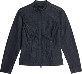 G-Star Moto Slim Overshirt - Dames - Spijkerjassen - Blauw - S - Katoen - Jassen