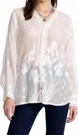 Johnny Was De Vries Tunic In White