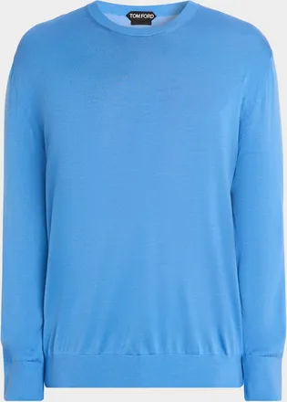 Tom Ford Men & apos;s Silk Knit Crewneck Sweater
