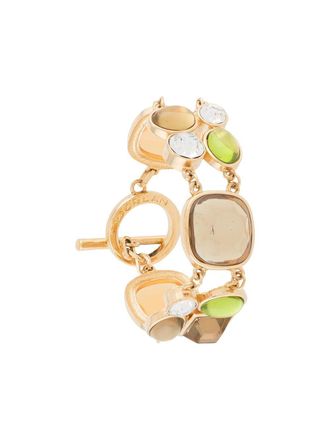 Susan Caplan Vintage 1980s DOrlan gemstone-embellished bracelet - Gold