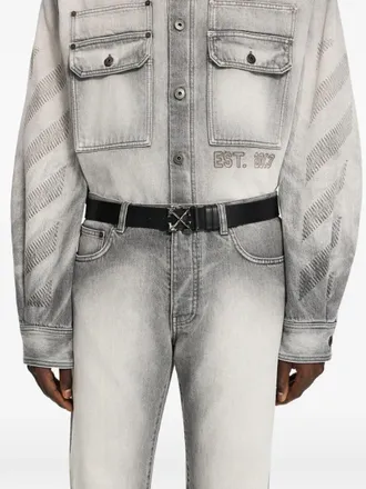 Off-white Arrow Quote Reversible 35Mm Belt