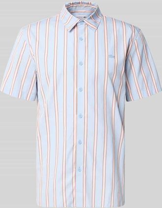 Lacoste Regular Fit Freizeithemd aus reiner Baumwolle in Bleu, Gr&ouml;&szlig;e 39