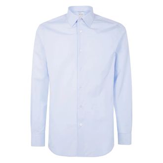 Paul Smith Heren, Overhemden, Blauw, Maat: M Katoen