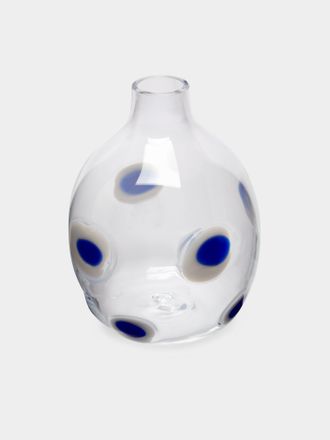 CARLO MORETTI Hand-Blown Murano Glass Bud Vase (7in/18cm)