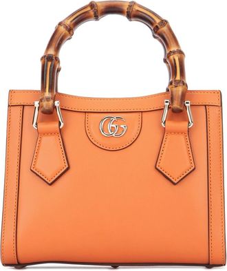 Gucci Orange Diana Small Tote