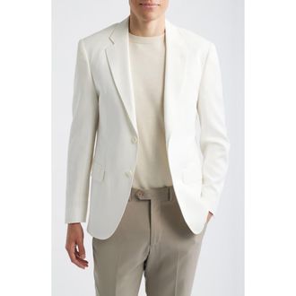 Emporio Armani White Suit Jacket in Off White at Nordstrom, Size 38 Us