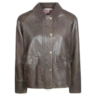 The Jack Leathers Giacca Glamis - - Jackets - Donna - Marrone - M