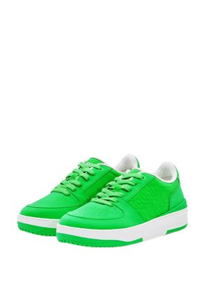 Desigual Metro Color Block Colour Platform Sneakers 23SSKP31 Green