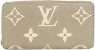 Louis Vuitton Pre-owned Bags, female, Beige, Size: ONE SIZE Pre-owned Long wallet (bi-fold)
