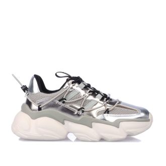 Steve Madden Womens Spectator Trainers in Multi colour - Multicolour Textile - Size UK 4