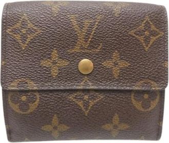 Louis Vuitton Pre-owned Vintage Monogram Bi-fold Wallet - Dames - Vintage Accessoires - Bruin - ONE Size - Vintage