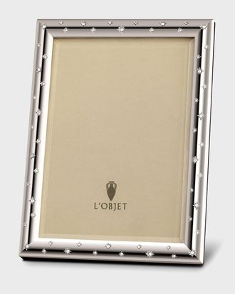 L'OBJET Stars Platinum Picture Frame, 5 x 7