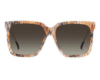 Missoni Brown Shaded Square Ladies Sunglasses MIS 0107/S 0Z9K/HA 57
