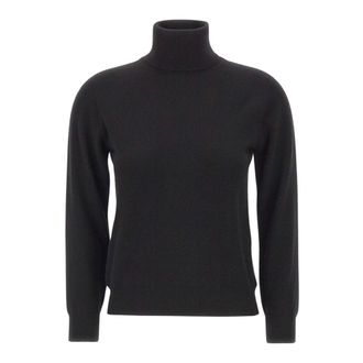 KANGRA Truien & Vesten, Dames, Zwart, XS, Wol, Turtleneck Trui