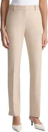 Lafayette 148 New York Plus Manhattan Slim Cigarette Ankle Wool-Blend Pant