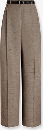 Dolce & Gabbana Pantaloni m&eacute;lange con cintura - DOLCE & GABBANA - gender_Woman