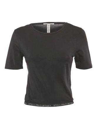 Stella McCartney branded-band T-shirt - Grey