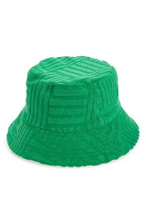 Treasure & Bond Terry Bucket Hat in Kelly Green at Nordstrom