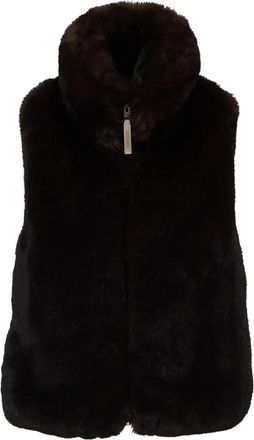 Woolrich Retro Quilted Vest - Dames - Bodywarmers - Bruin - XS - Nylon - Jassen